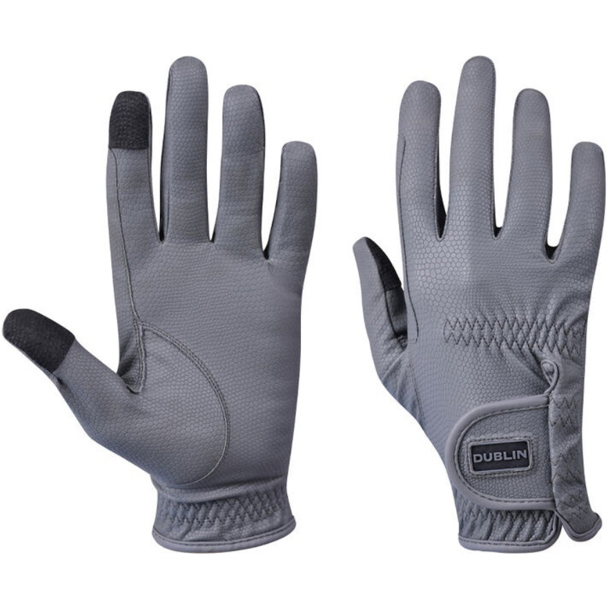 2025 Dublin Everyday Riding Gloves 1003035 - Grey